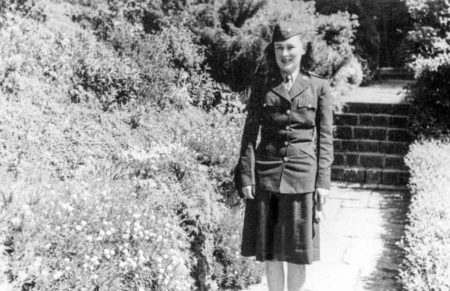 Jane Burrell in uniform. Photo by anonymous (date unknown).