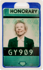 Eloise Page as pictured on her ID badge. Photo by anonymous (date unknown). CIA Archives. 