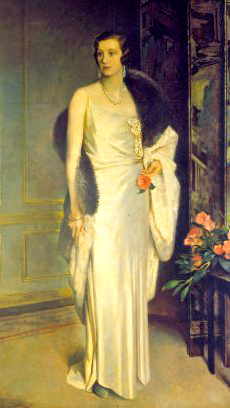 Lady Lindsay (aka the Duchess of Westminster). Painting by Glyn Warren Philpot (c. 1930−1937). PD-Author’s life plus 80-years or fewer. Wikipedia Commons. 