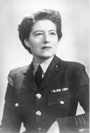 Vera Atkins, assistant to Maurice Buckmaster, in SOE F-Section. Photo by anonymous (c. 1946). PD-U.K. Government. Wikimedia Commons.