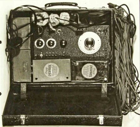 The wireless set sent on the mission with Erikson, Drücke, and Petter. Photo by anonymous (c. 1940). ©️ Crown. https://www.cdvandt.org