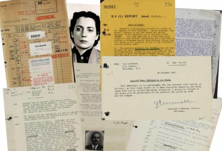 Original declassified documents on Vera Erikson. Photo by anonymous (date unknown). 