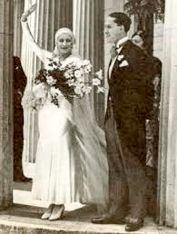 Edda and Gian Galeazzo Ciano on their wedding day. Photo by anonymous (c. April 1930).