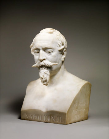 Napoléon III marble bust