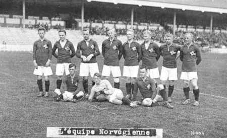 The Norwegian national football team at the 1920 Olympics