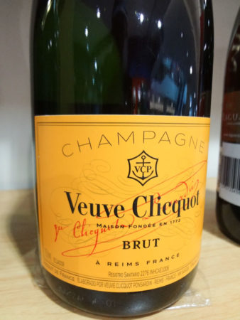 Veuve Clicquot Champagne Bottle
