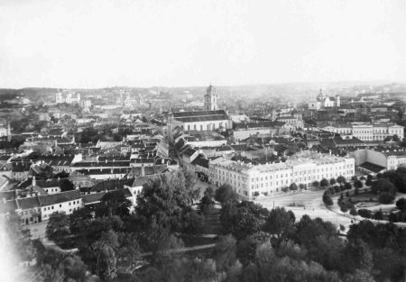 Vilna around the time it was a capital of a Russian governorate and one of the largest Jewish cities.