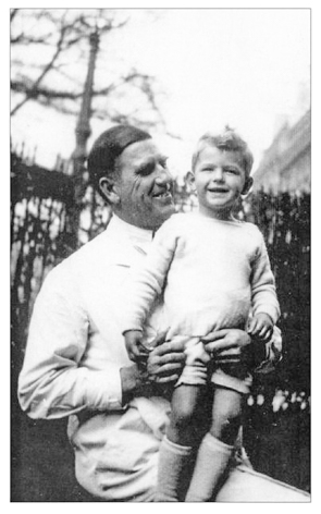 Dr. Sumner Jackson and his son, Pete 1930 - Stew Ross Discovers