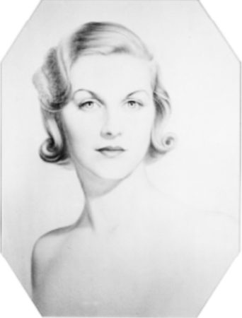 Diana Mitford. Portrait by William Acton (c. 1937).