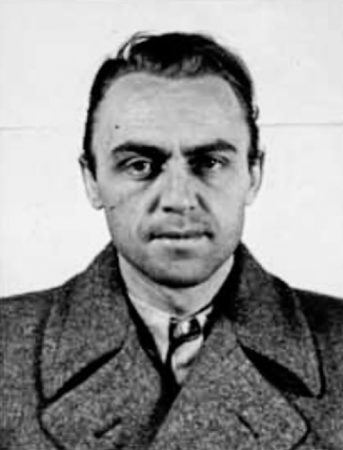 Alfred Naujocks after deserting to American forces in October 1944.