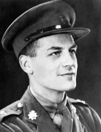 Maj. Francis Alfred Suttill, DSO. Photo taken when he was a lieutenant.
