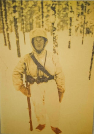 Simo Häyhä during the Winter War. Photo by anonymous (c. 1940).