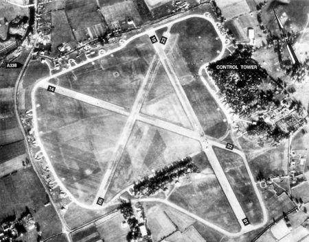 Aerial view of RAF Ibsley.