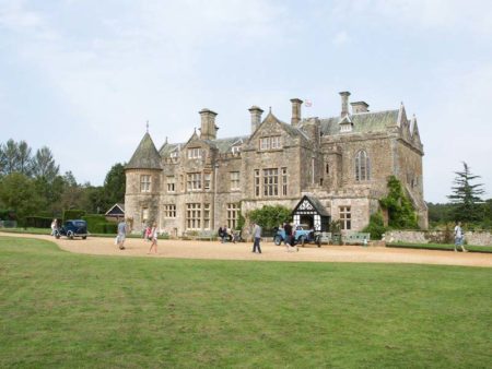 Palace House, Beaulieu. This is part of the Hampshire estate of Lord Montagu.