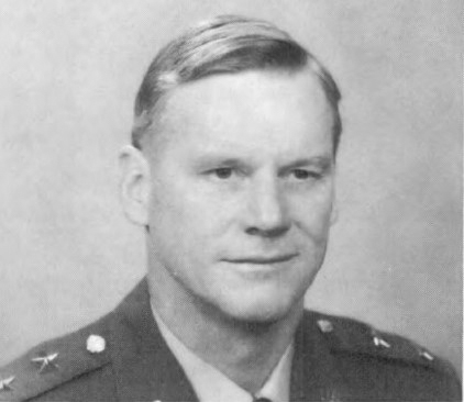 Maj. Gen. Frank B. Clay. Photo by anonymous (c. before 1973). The Special Staff. PD-U.S. government. Wikimedia Commons.