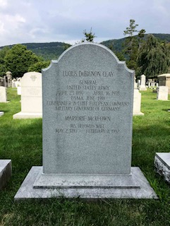 Grave of Gen. Lucius D. Clay. Photo by RPD2 (date unknown). Find a Grave. https://www.findagrave.com/memorial/204/lucius-dubignon-clay