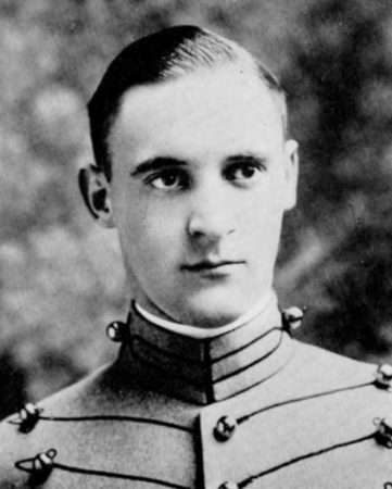 West Point cadet Lucius Dubignon Clay. Photo by anonymous (c. January 1919). The Howitzer: The Yearbook of the United States Corps of Cadets, 1919, page 83. PD-Photograph published before 1 January 1928. Wikimedia Commons.