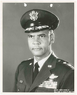 Maj. Gen. Benjamin O. Davis Jr. Photo by anonymous (c. July 1959). PD-U.S. government. Wikimedia Commons.