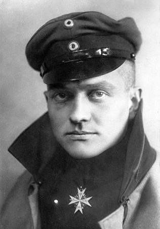 Manfred von Richthofen, the “Red Baron.” Photo by C.K. von Düren (c. 1917). PD-Author’s life plus 80 years or fewer. Wikimedia Commons.