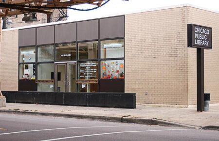 Bessie Coleman branch of the Chicago Public Library. Photo by Daniel X. O’Neil (11 October 2005). PD-CCA-2.0 Generic license. Wikimedia Commons.