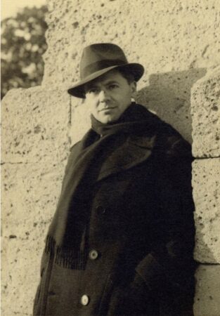 Jean Moulin near the Promenade du Peyrou in Montpellier, France. Photo by Marcel Bernard (c. 1940). Musée de la liberation de Paris and the musée Jean-Moulin. Christine Levisse-Touzé. “Jean Moulin,” L’Histoire Par l’Image, January 2015. https://histoire-image.org/etudes/jean-moulin