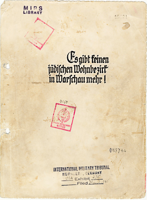 Cover page of the original Stroop Report. Photo by anonymous (date unknown). PD-Expired Copyright. Wikimedia Commons.