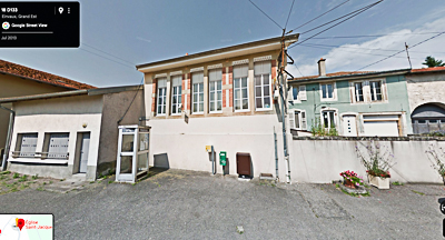 This is a contemporary image of the former convent in Einvaux that was once used as the village school. The upstairs was used by the family that Carl eventually married into. Note the similarities between the building in the previous photo to this image. Not much has changed in eighty years.