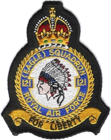 No. 121 Eagle Squadron RAF badge.