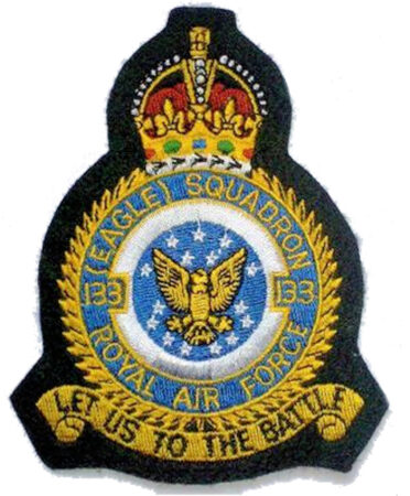 No. 133 Eagle Squadron RAF badge.